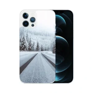 Husa Fashion Mobico pentru iPhone 13 Pro Road With Snow