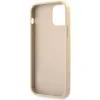 Husa Cover Guess PU Saffiano Vintage Script Pentru iPhone 12/12 Pro Gold