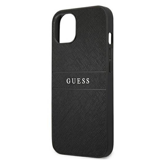Husa Cover Guess Leather Saffiano pentru iPhone 13 Mini Black thumb