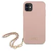 Husa Cover Guess Saffiano Chain pentru iPhone 11 Pink
