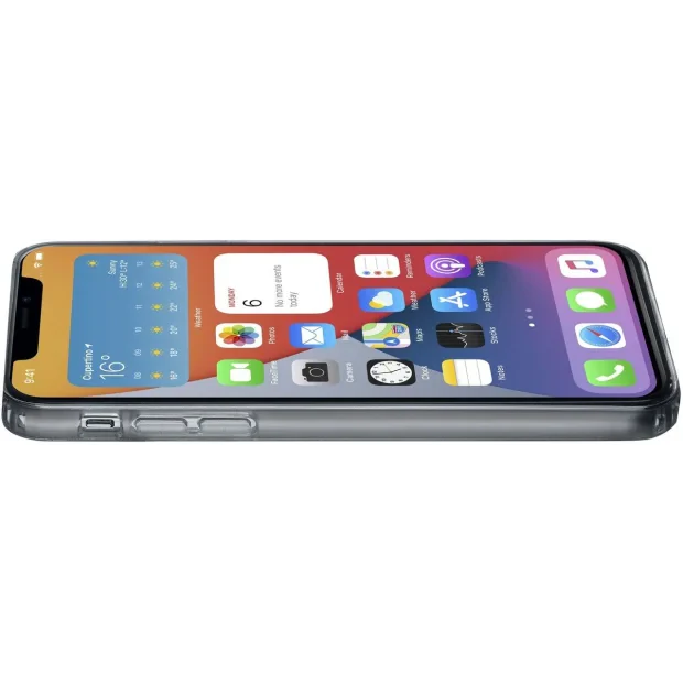 Husa Cover Cellularline Hard Clear Duo pentru iPhone 12 Pro Max Transparent