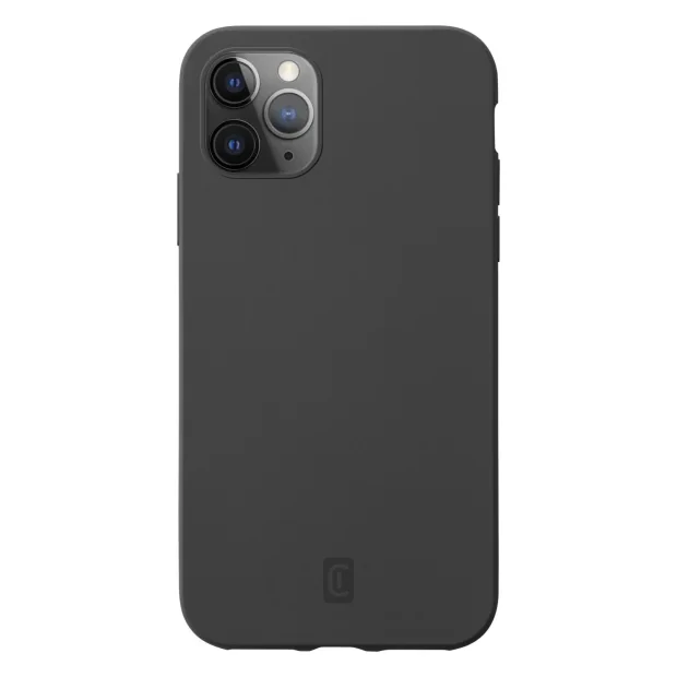 Husa Cover Cellularline Silicon Soft pentru iPhone 12/12 Pro Negru