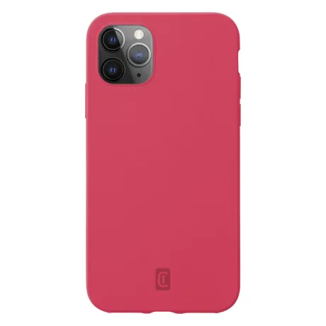 Husa Cover Cellularline Silicon Soft pentru iPhone 12/12 Pro Portocaliu