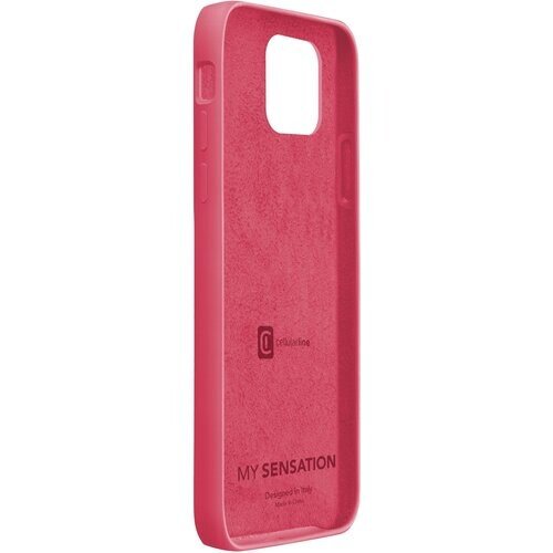 Husa Cover Cellularline Silicon Soft pentru iPhone 12/12 Pro Portocaliu thumb