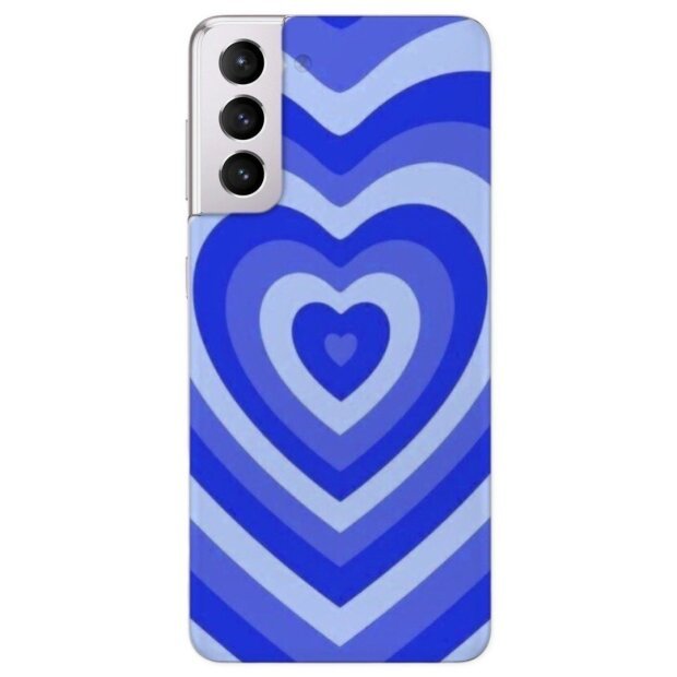 Husa Fashion Mobico pentru Samsung Galaxy S21 Blue Heart