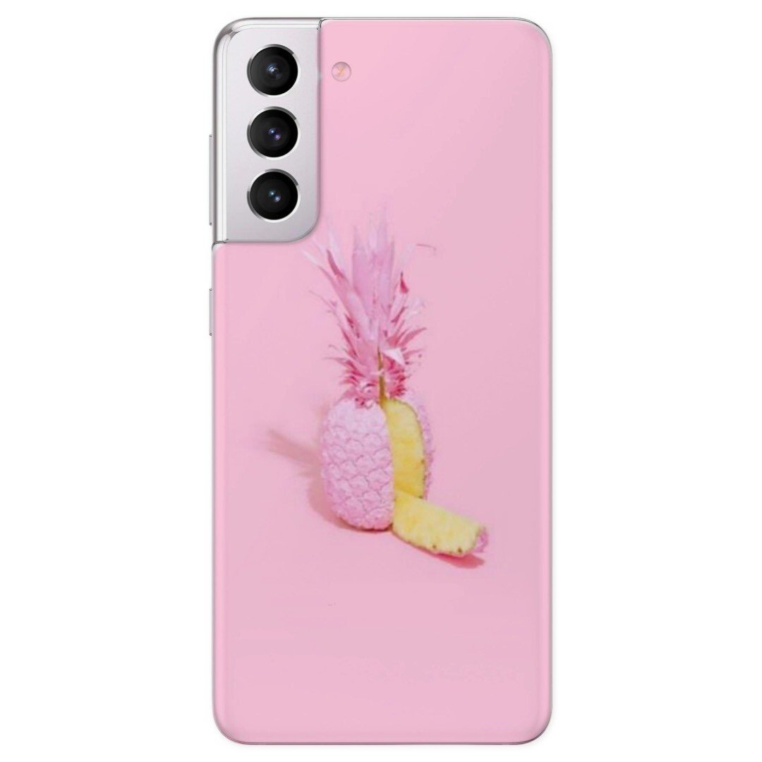 Husa Fashion Mobico pentru Samsung Galaxy S21 Pink Ananas thumb