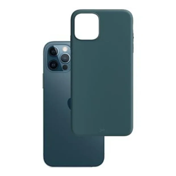 Husa Cover Silicon Mat 3mk pentru iPhone 13 Pro Verde