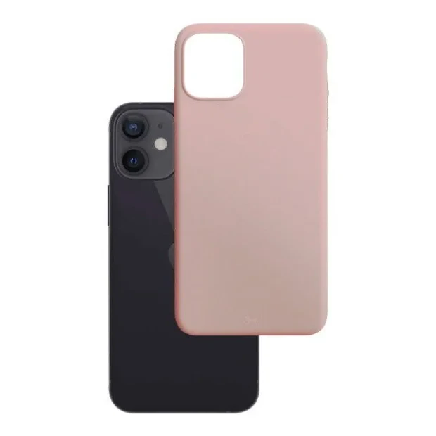 Husa Cover Silicon Mat 3mk pentru iPhone 13 Roz