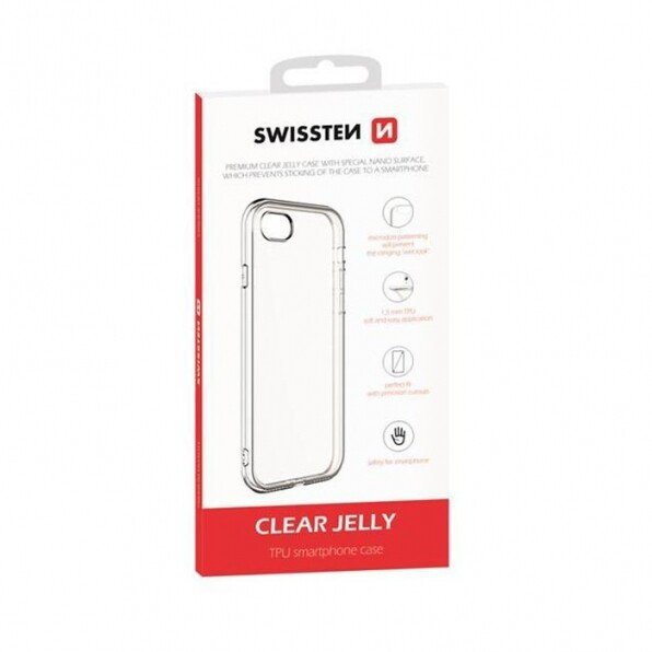 Husa Cover Swissten Silicon Jelly pentru iPhone 13 Pro Transparent thumb