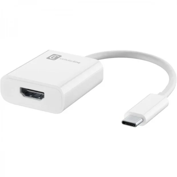 Adaptor Cellularline HDMI to USB-C Alb