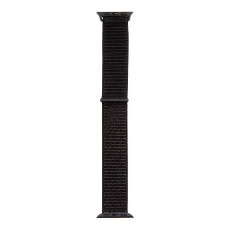 Curea ceas Textil Tactical pentru Apple Watch 1/2/3/4/5/6/7/SE 38/40/41mm Negru