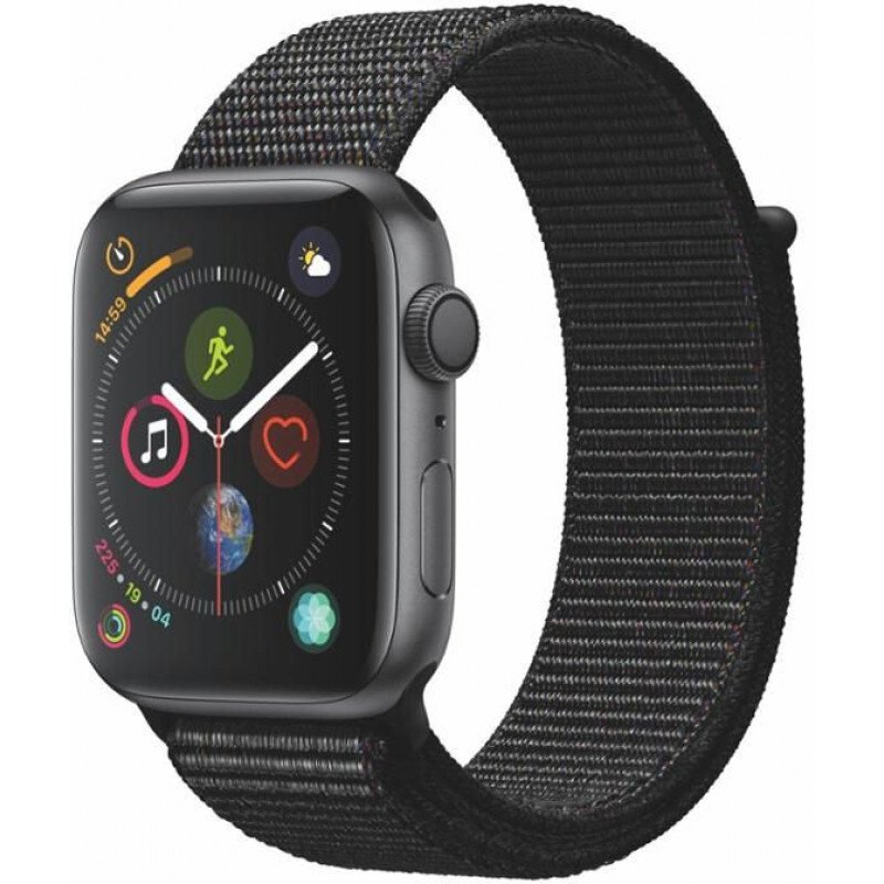 Curea ceas Textil Tactical pentru Apple Watch 1/2/3/4/5/6/7/SE 38/40/41mm Negru thumb