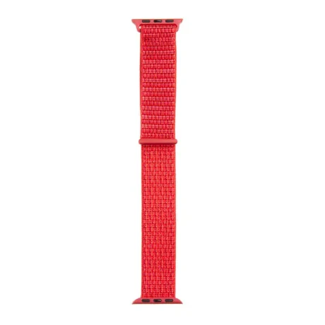 Curea ceas Textil Tactical pentru Apple Watch 1/2/3/4/5/6/SE 38/40/41mm Rosu