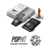 Set Folie+Popsockets Swarovski+Spray Dezinfectant Panzer pentru iPhone Xs Max/11 Pro Max Negru