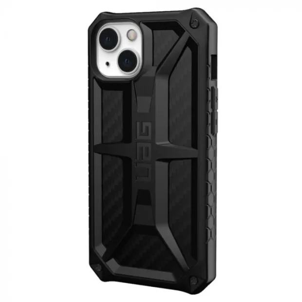 Husa Cover UAG Monarch Carbon Fiber pentru iPhone 13 Black