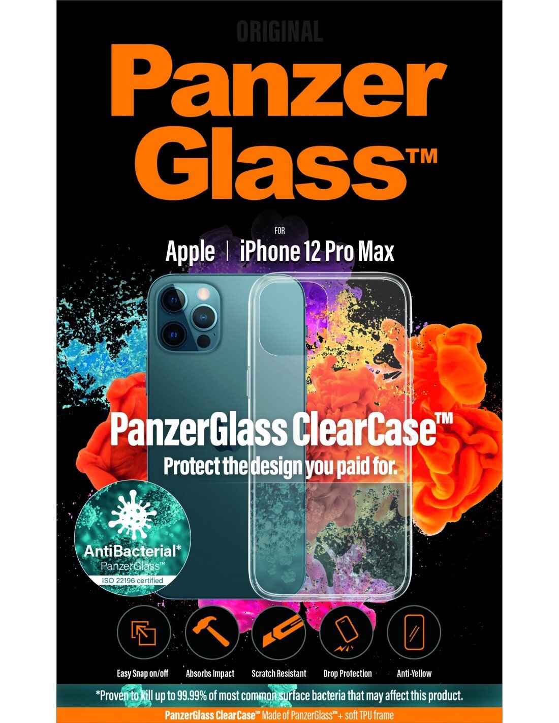 Husa Cover Panzer Clear Case pentru iPhone 12 Pro Max Transparent thumb