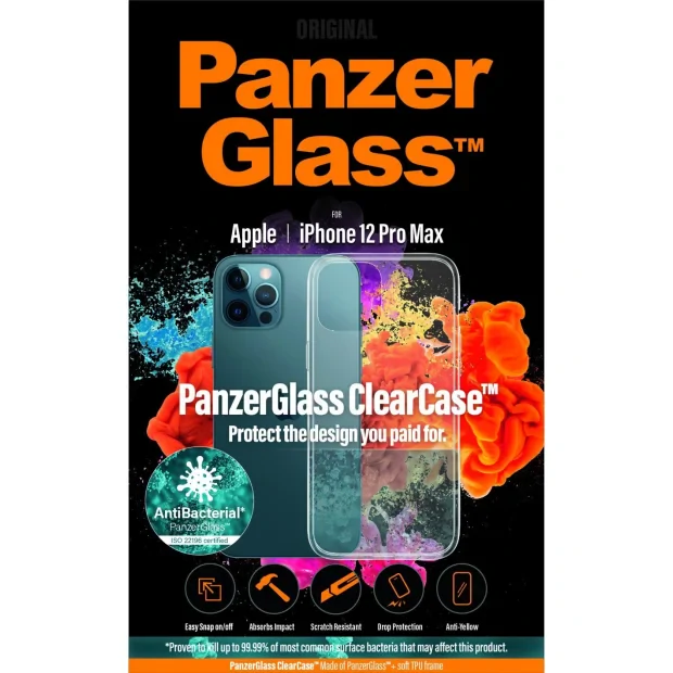 Husa Cover Panzer Clear Case pentru iPhone 12 Pro Max Transparent