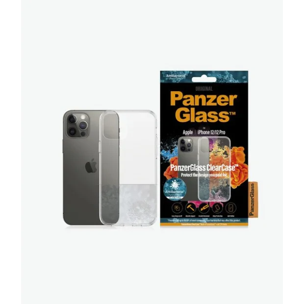 Husa Cover Panzer Clear Case pentru iPhone 12/12 Pro Transparent