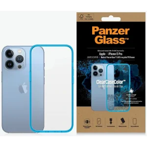 Husa Cover Panzer Clear Case pentru iPhone 13 Pro Albastru