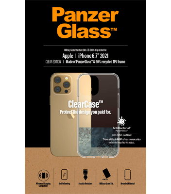Husa Cover Panzer Clear Case pentru iPhone 13 Pro Max Transparent thumb