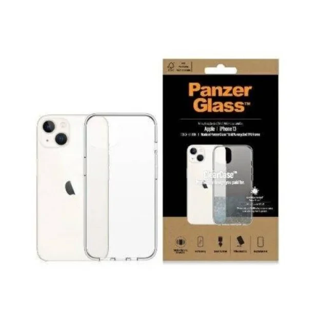 Husa Cover Panzer Clear Case pentru iPhone 13 Transparent