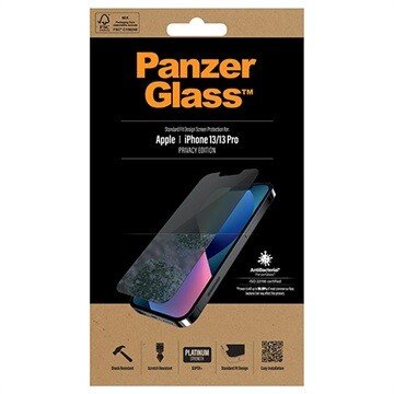 Folie Sticla Panzer pentru iPhone 13/13 Pro Negru thumb
