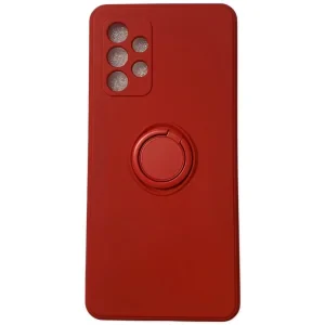 Husa Cover Silicon Finger Grip pentru Samsung A52/A52 5G Rosu