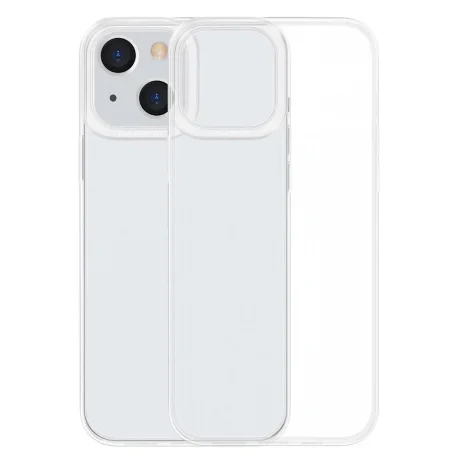Husa Cover Silicon Baseus Simple Series pentru iPhone 13 Transparent