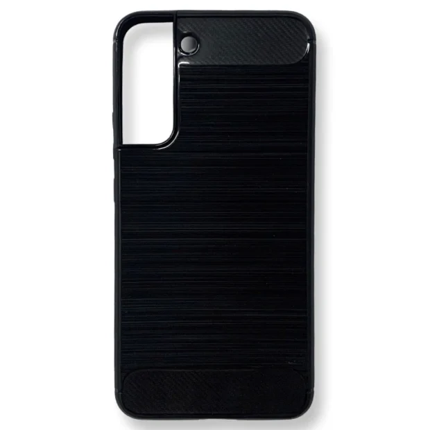 Husa Cover Silicon Carbon pentru Samsung Galaxy S22 Negru