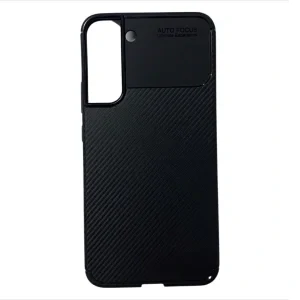 Husa Cover Silicon Carbon Vennus pentru Samsung Galaxy S22 Negru