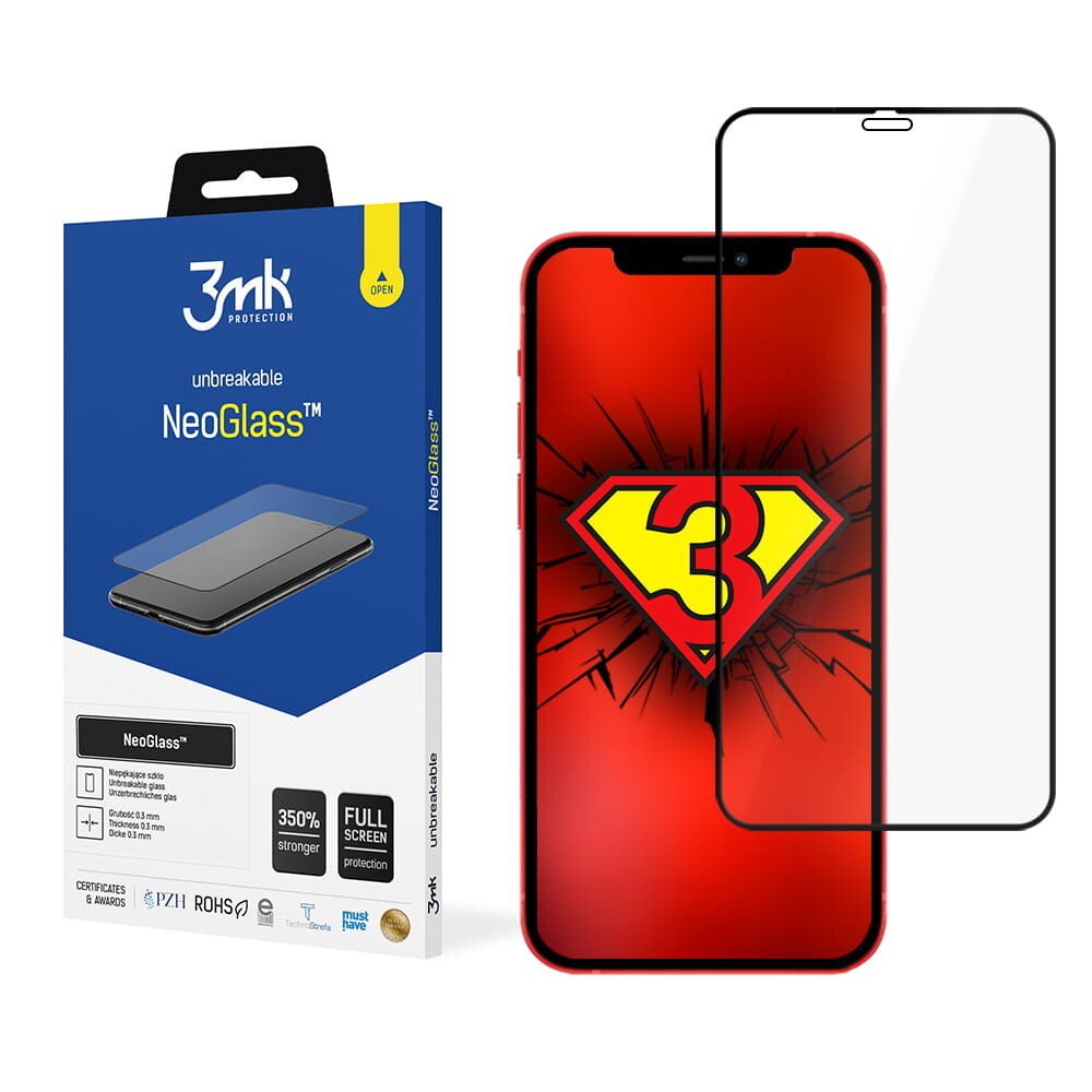 Folie Sticla NeoGlass 3MK pentru iPhone Xs Max Negu thumb