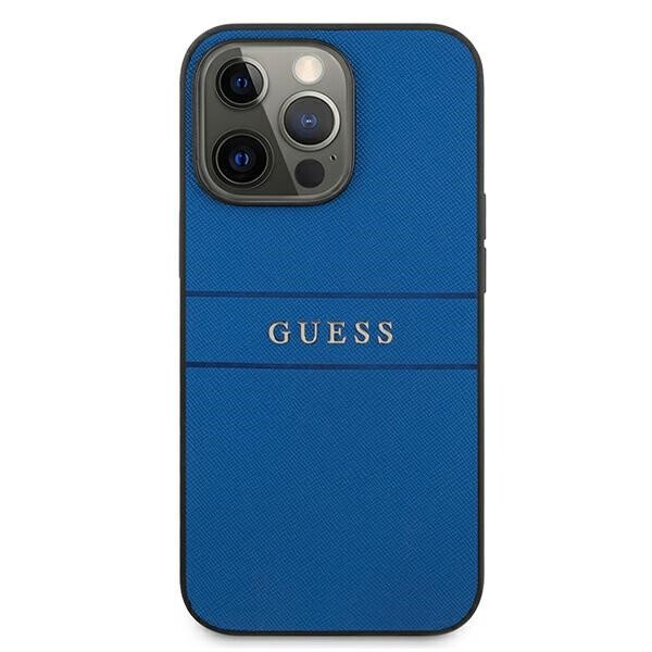 Husa Cover Guess Leather Saffiano pentru iPhone 13 Pro Blue thumb
