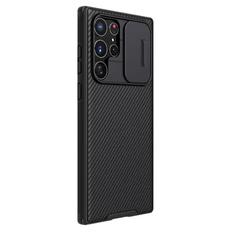 Husa Cover Nillkin CamShield Pro Hard pentru Samsung Galaxy S22 Ultra Negru