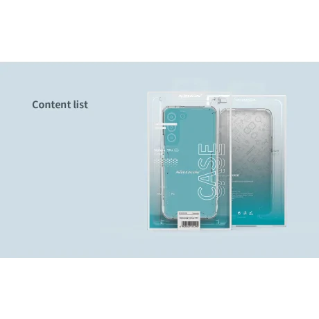 Husa Cover Nillkin Nature Silicon Slim pentru Samsung Galaxy S22 Transparent