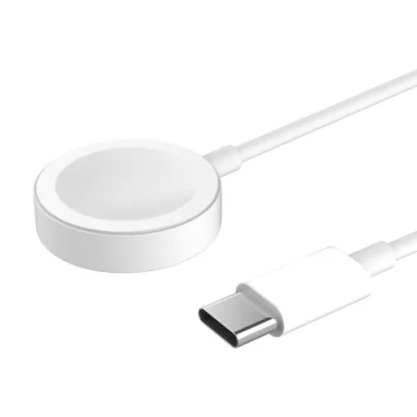 Cablu incarcare Tactical pentru Apple Watch Type-C Wireless Alb