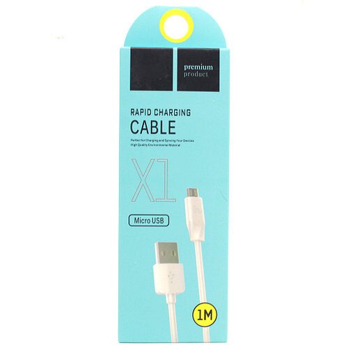 CABLU HOCO X1 MICRO USB ALB 1M thumb