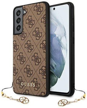 Husa Cover Guess 4G Charms pentru Samsung Galaxy S21 FE Brown thumb