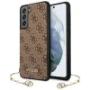 Husa Cover Guess 4G Charms pentru Samsung Galaxy S21 FE Brown