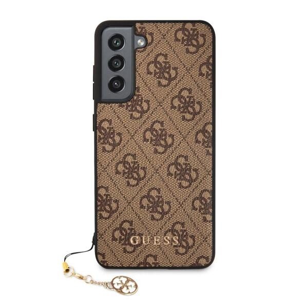 Husa Cover Guess 4G Charms pentru Samsung Galaxy S21 FE Brown thumb