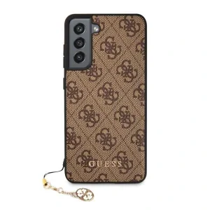 Husa Cover Guess 4G Charms pentru Samsung Galaxy S21 FE Brown