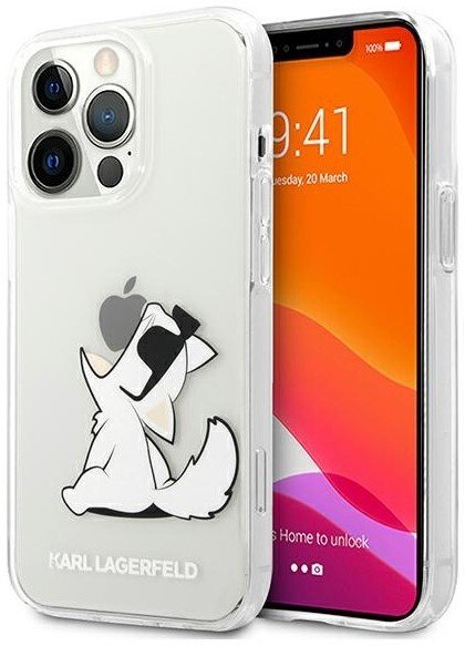 Husa Cover Karl Lagerfeld Choupette Fun pentru iPhone 13 Pro Clear thumb