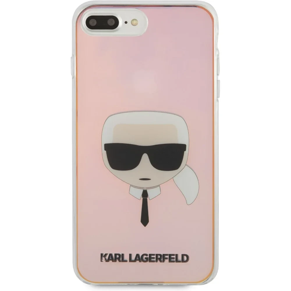 Husa Cover Karl Lagerfeld TPU Iridescente pentru iPhone 7/8 Plus Clear thumb
