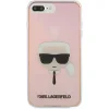 Husa Cover Karl Lagerfeld TPU Iridescente pentru iPhone 7/8 Plus Clear