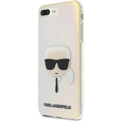 Husa Cover Karl Lagerfeld TPU Iridescente pentru iPhone 7/8 Plus Clear thumb