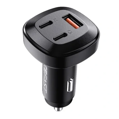 Incarcator Auto Acefast 1xUSB +2xType-C 66W Negru