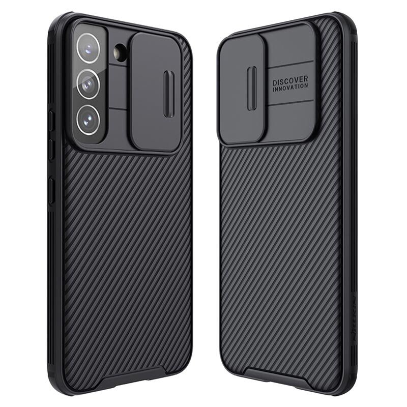 Husa Cover Nillkin CamShield Pro Hard pentru Samsung Galaxy S22 Plus Negru thumb