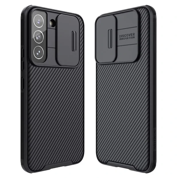 Husa Cover Nillkin CamShield Pro Hard pentru Samsung Galaxy S22 Negru