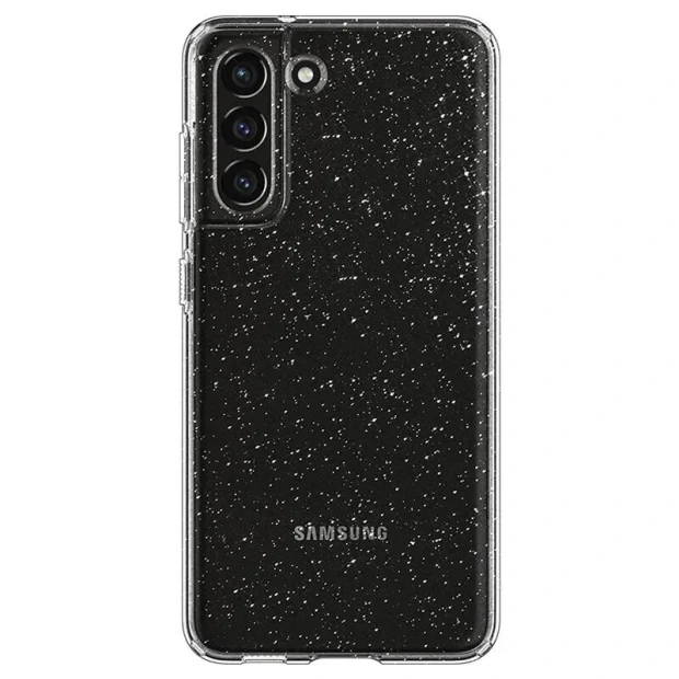 Husa Cover Spigen Liquid Crystal Glitter pentru Samsung Galaxy S21 FE Clear