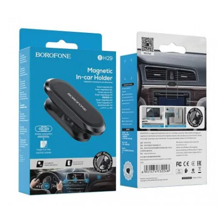 Suport Auto Borofone Magnetic BH29 Graceful Negru