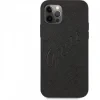 Husa Cover Guess PU Saffiano Vintage Script Pentru iPhone 12/12 Pro Black